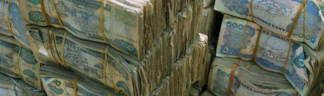 Somaliland Shillings, Hargeisa, 2008. Source: Tristam Sparks (Flickr)