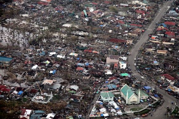 Aftermath of Typhoon Haiyan in Tacloban, Philippines