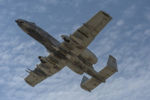 A US Air Force A-10 being deployed to support Operation Inherent Resolve.