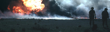 More than 600 Kuwaiti oil wells were set on fire by retreating Iraqi forces, causing massive environmental and economic damage to Kuwait.