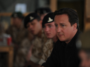 Prime Minister David Cameron visits British troops in South Afghanistan, 10 June 2010. Source: No. 10 (Flickr)