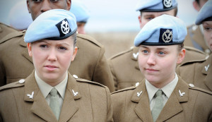 Servicewomen of the Army Air Corps are pictured on parade at Middle Wallop airfield in Hampshire. The Army Air Corps (AAC) operates alongside the other Combat Arms of the Infantry and Royal Armoured Corps. Combat Arms are those forces that use fire and manoeuvre to engage with the enemy with direct fire systems. The forces providing fire support and operational assistance to the Combat Arms are called Combat Support Forces. ------------------------------------------------------- © Crown Copyright 2013 Photographer: Peter Davies Image 45156340.jpg from www.defenceimages.mod.uk Use of this image is subject to the terms and conditions of the MoD News Licence at www.defenceimagery.mod.uk/fotoweb/20121001_Crown_copyright_MOD_News_Licence.pdf For latest news visit www.gov.uk/government/organisations/ministry-of-defence Follow us: www.facebook.com/defenceimages www.twitter.com/defenceimages