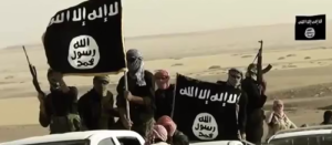 An image grab taken from a propaganda video by jihadist group ISIL shows ISIL militants gathering Iraq. Source: Screenshot from World News Online